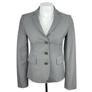 UNITED COLORS OF BENETTON 3 Button Blazer Sz XXS Gray